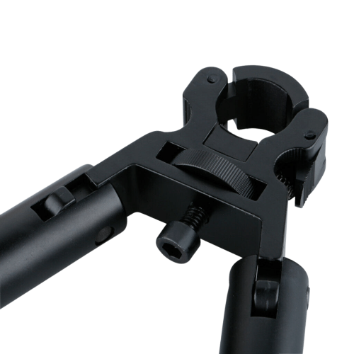 A close view of bipod's attachement system