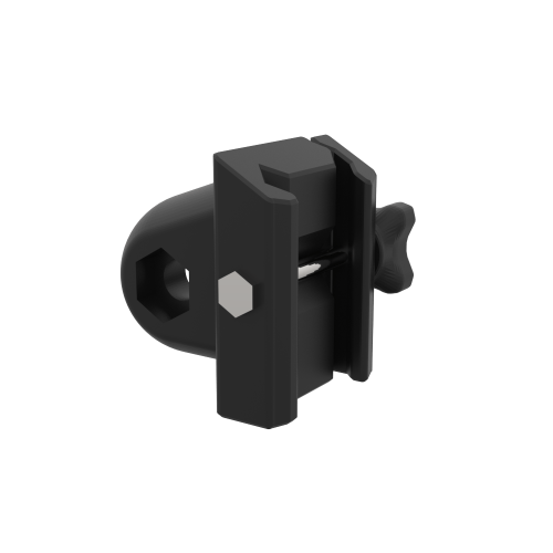 Back view of the adjustable stock carbon black slider spare part