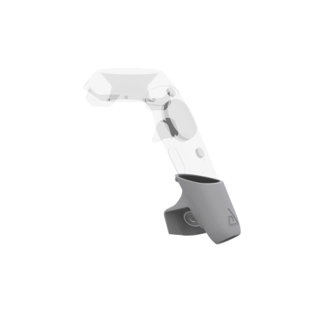 Left view of Right hand Grey PLA cups Controller mount spare parts for HTC Vive with Detachable Attachment