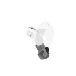 Left view of Right hand Grey PLA cups Controller mount spare parts for PSVR 2 with Detachable Attachment