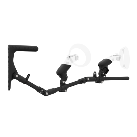Right view of MagTube vr gunstock for HP Reverb G2 with Carbon Armature with Carbon MK1 Buttstock and Carbon cups