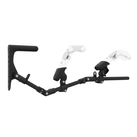 Right view of MagTube vr gunstock for HTC Vive with Carbon Armature with Carbon MK1 Buttstock and Carbon cups