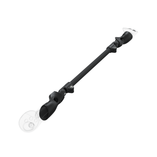 Right view of ProSaber lightsaber and paddle for Meta Quest 3 and Pro with Black Carbon Armature and Black Carbon cups