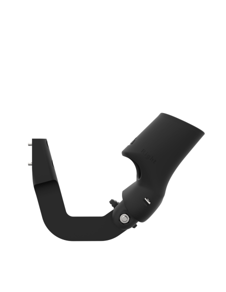 Side view of ProVolver Left Front extension to have an SMG simulator for Focus 3 and XR Elite with Black Carbon cup