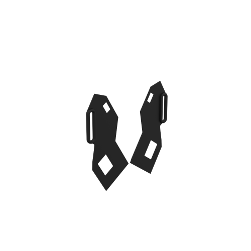 Left view of a pair of Meta Quest 1 Rift S prostraps top attachement MK1 cup compatible