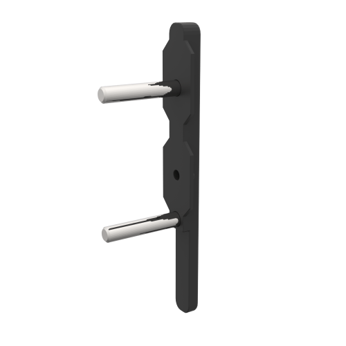 right view of black carbon hammer spare parts for ForceTube haptic storm module