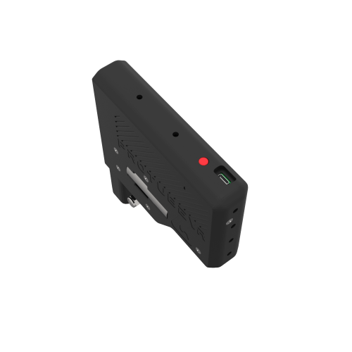 Top view of forcetube explorer 5 joules recoil haptic module