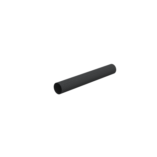 Left view of a 130mm carbon tube