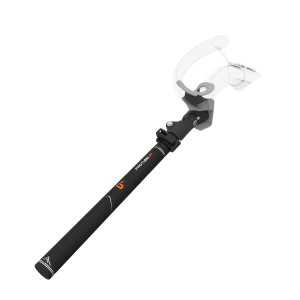 View of Swing It VR golf club for Valve Index Carbon Armature and Grey PLA cups Left hand