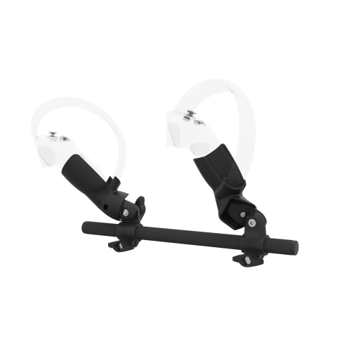 Left view of Right hand Starter vr gun stock for Pico 4 without shoulder stock and Black cups Carbon tube