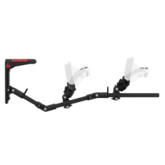 Side view of virtual reality gunstock Magtube full carbon with for Playstation PSVR 2 with Ragesaq collaboration stock