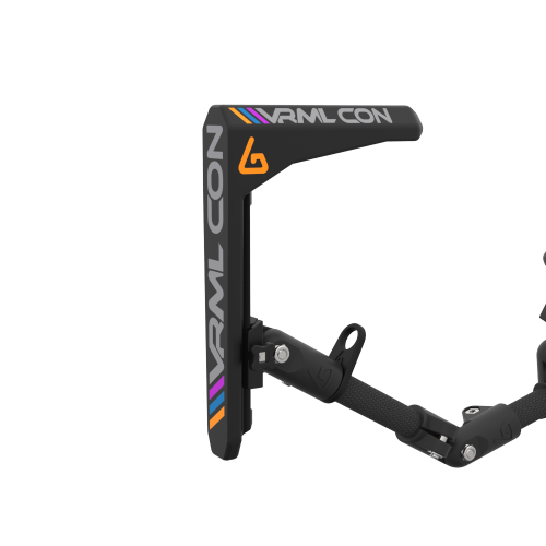 Close up view of the VRML collab stock MK2 on a full carbon magtube