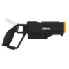 Side probolter powerful haptic gun for focus 3 and xr elite with black carbon rear cup for right hand with orange tip
