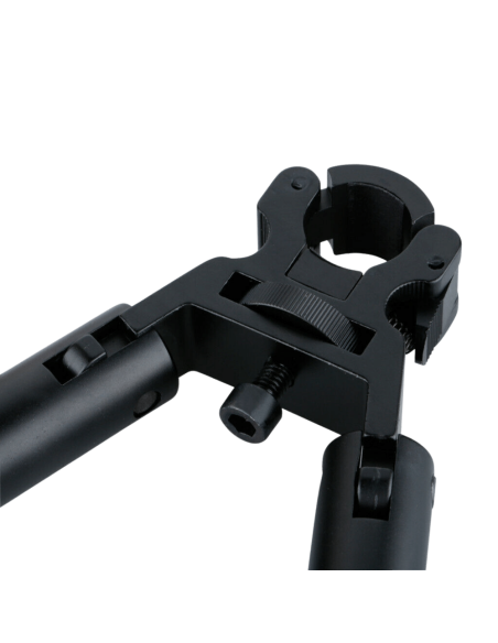 A close view of bipod's attachment system