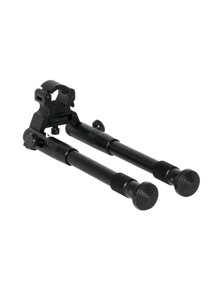 An horizontally folded bipod with ProTubeVR logo on the right leg