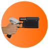 ProVolver haptic handgun and SMG